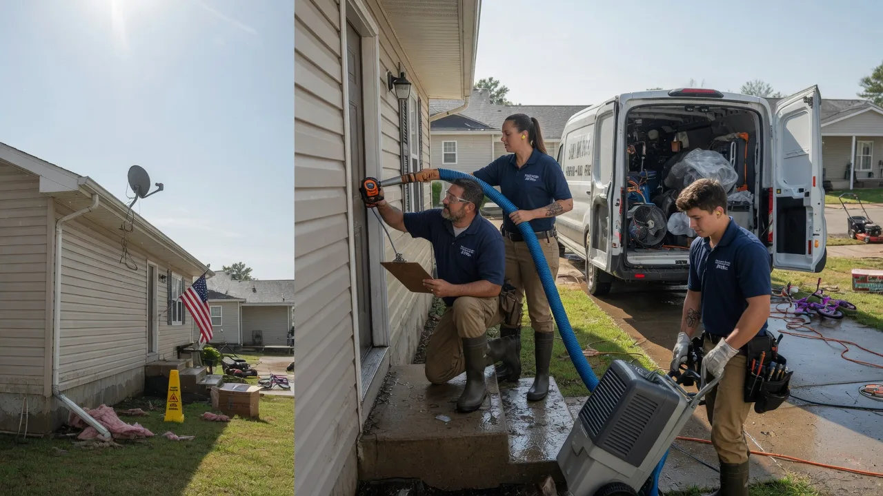 Ceiling Water Damage Restoration in Mamou, LA near me
